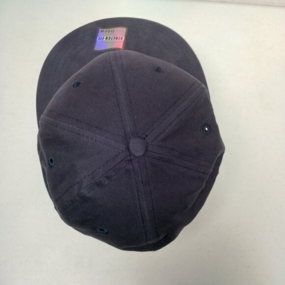 Goose Island Beer Co Cap Hat Adult One Size Blue Twill Cotton Stretch Fitted New - Picture 6 of 11